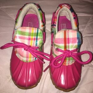 Girls “Duckie” Sperry boots size 11 girls